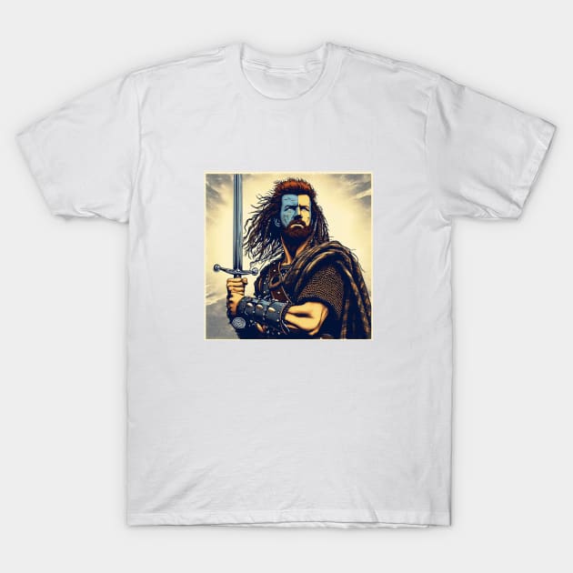 Braveheart 1995 Fan art T-Shirt by nerd.collect